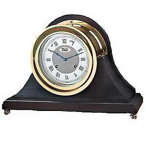 Weems & Plath Wood Base With Brass Feet for Anniversary Collection