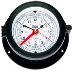 Weems & Plath Bluewater Time & Tide Clock - Blk