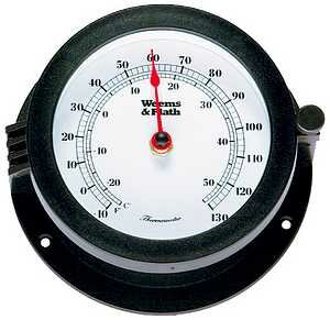 Weems & Plath Bluewater Collection Thermometer - Blk