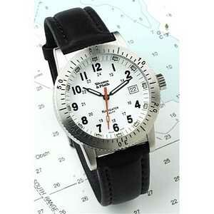 Weems & Plath 3006W Classic 38mm Navigator Watch- White Dial