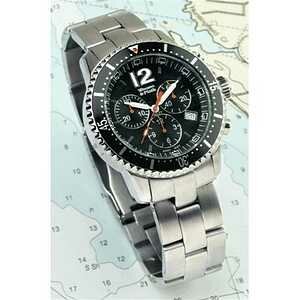 Weems & Plath 3007B Classic 38mm Navigator Watch- Black Dial