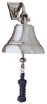 Weems & Plath 4040N 4" Nickel Bell with Lanyard