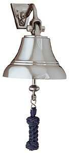 Weems & Plath 4040N 4" Nickel Bell with Lanyard