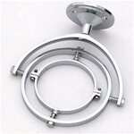 Weems & Plath Chrome Mini Yacht Lamp Gimbal - 405