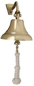 Weems & Plath 5050 5" Brass Bell with Lanyard