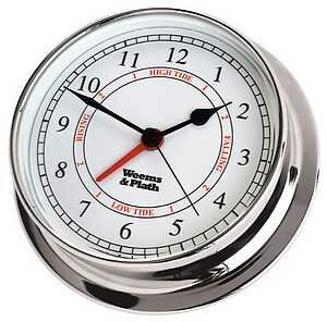 Weems & Plath Chrome Endurance 125 Time & Tide Clock