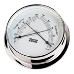 Weems & Plath Chrome Endurance 085 Temp & Humidity Gauge