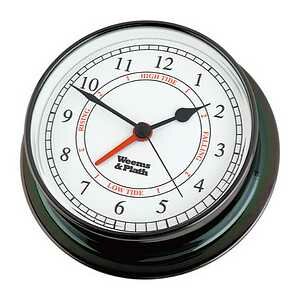 Weems & Plath Endurance 125 Time & Tide Clock - Black Pearl