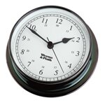 Weems & Plath Endurance 125 Quartz Clock - Black Pearl