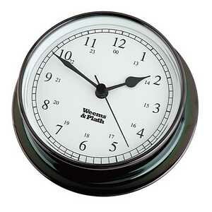 Weems & Plath Endurance 125 Quartz Clock - Black Pearl