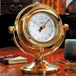 Weems & Plath Clipper Collection Quartz Clock & Barometer 773300