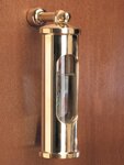 Weems & Plath Brass Stormglass Weather Forecaster