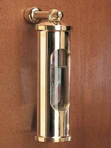 Weems & Plath Brass Stormglass Weather Forecaster